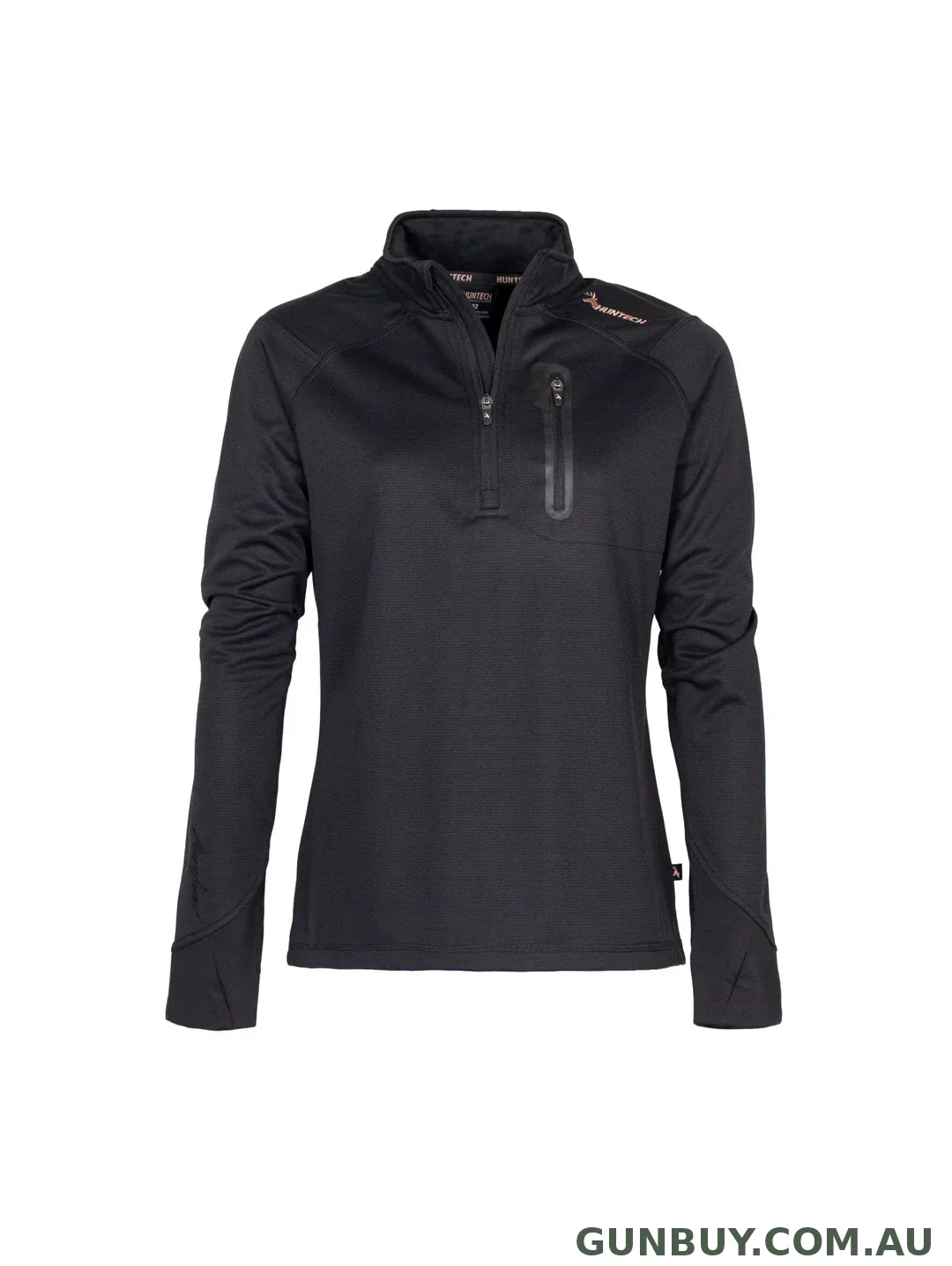 Huntech Womens Shingle Sweatshirt Black