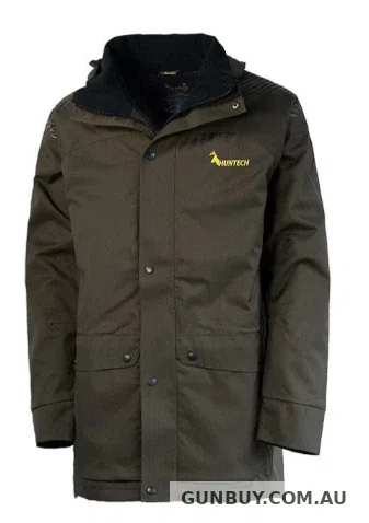 Huntech Mens Wetlands Jacket Military Green