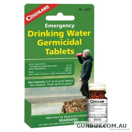 Coghlans Drinking Water Tablets | 7620