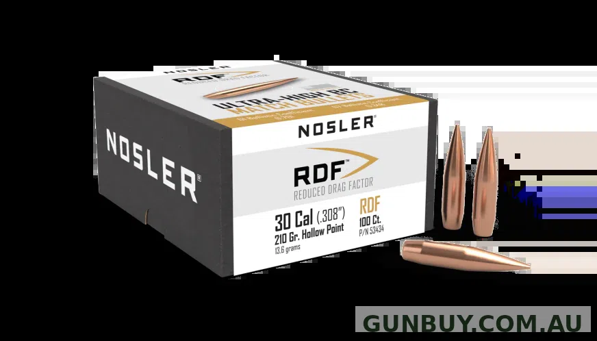 Nosler RDF 308 210gr HPBT 100pk