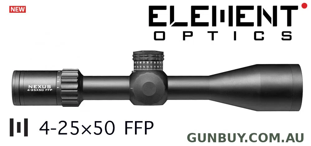 Element Optics Nexus Gen 2 4-25x50 FFP APR-1C Mrad