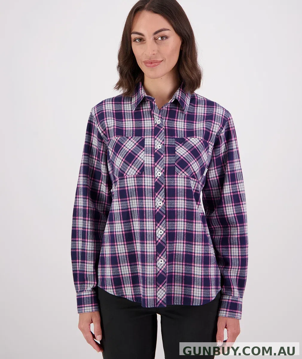 Swanndri Womens Barn Full Plkt LS Shirt