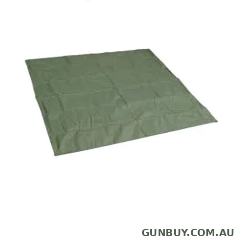 Bush Tracks Olive Vinyl Ground Sheet (132cm x 213cm)