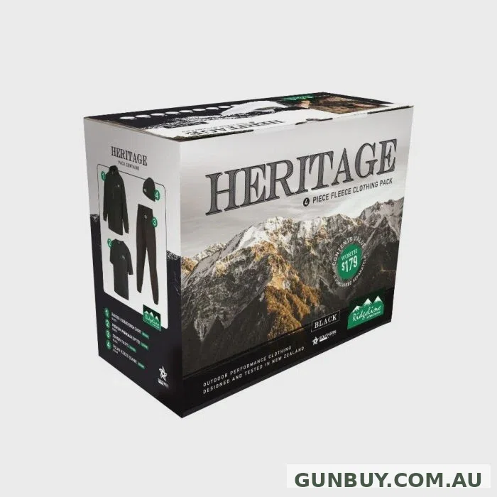 Ridgeline Mens Heritage 4 Piece Box Pack Black/Olive