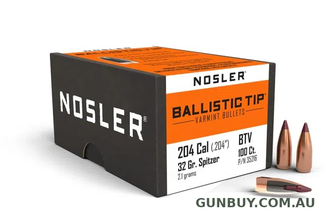 Nosler 204 32GR Ballistic Tip 250pk