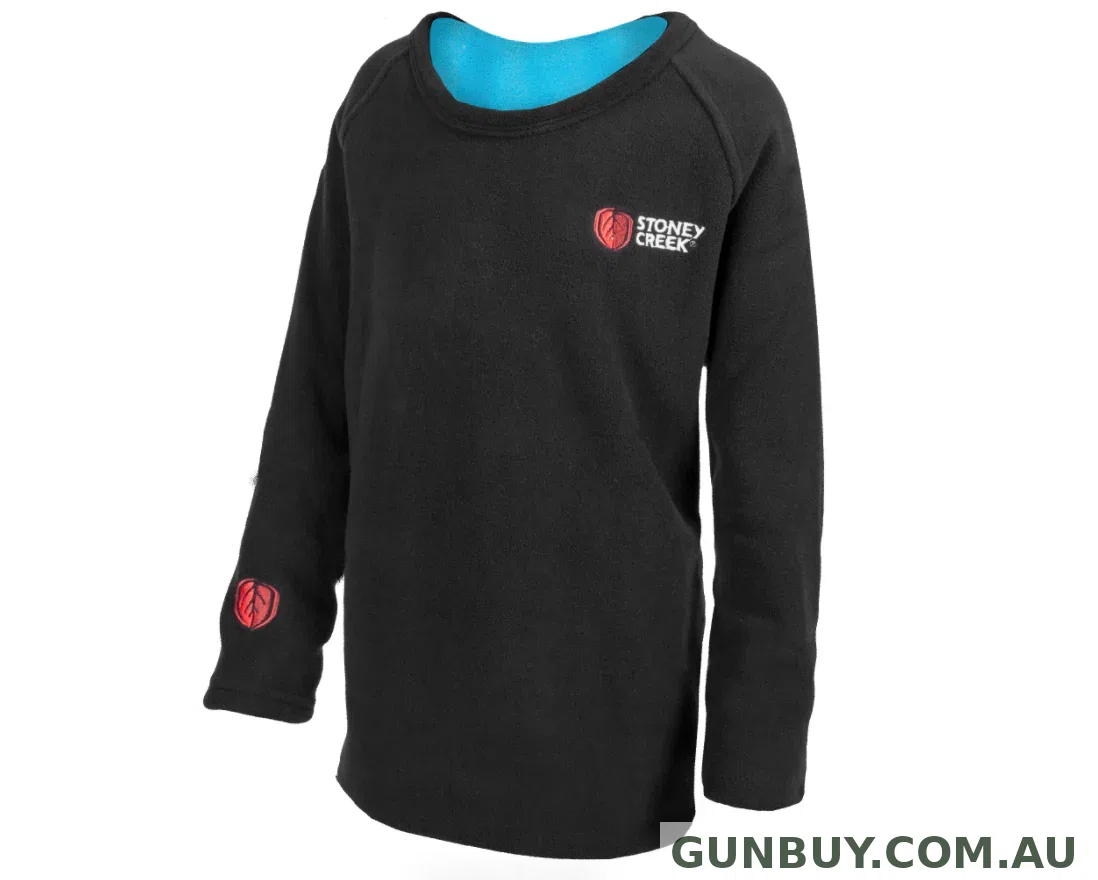 Stoney Creek Kids Long Sleeve Bush Tee (Black)