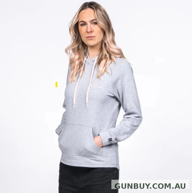 Hunters Element Women's High Tail Hoodie (Grey Marle)