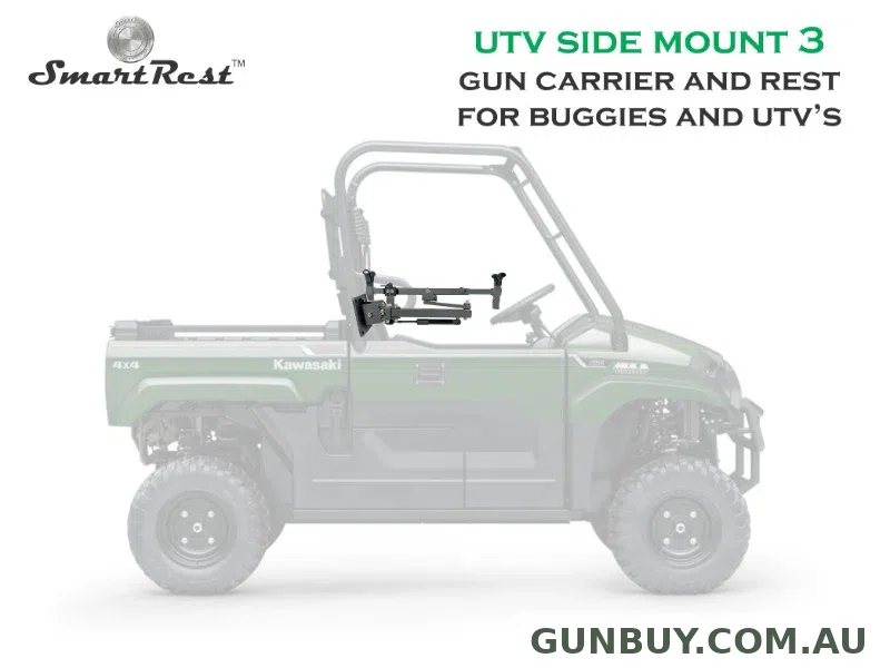 Smart Rest UTV Gun Rack Side Mount 3