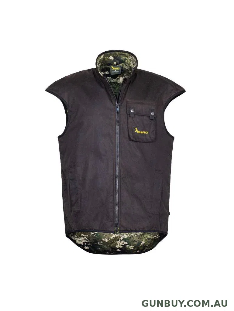 Huntech Mens Oilskin Vest