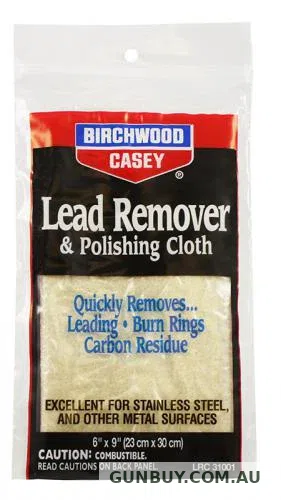 Birchwood Casey Lead Remover & Polishing Cloth