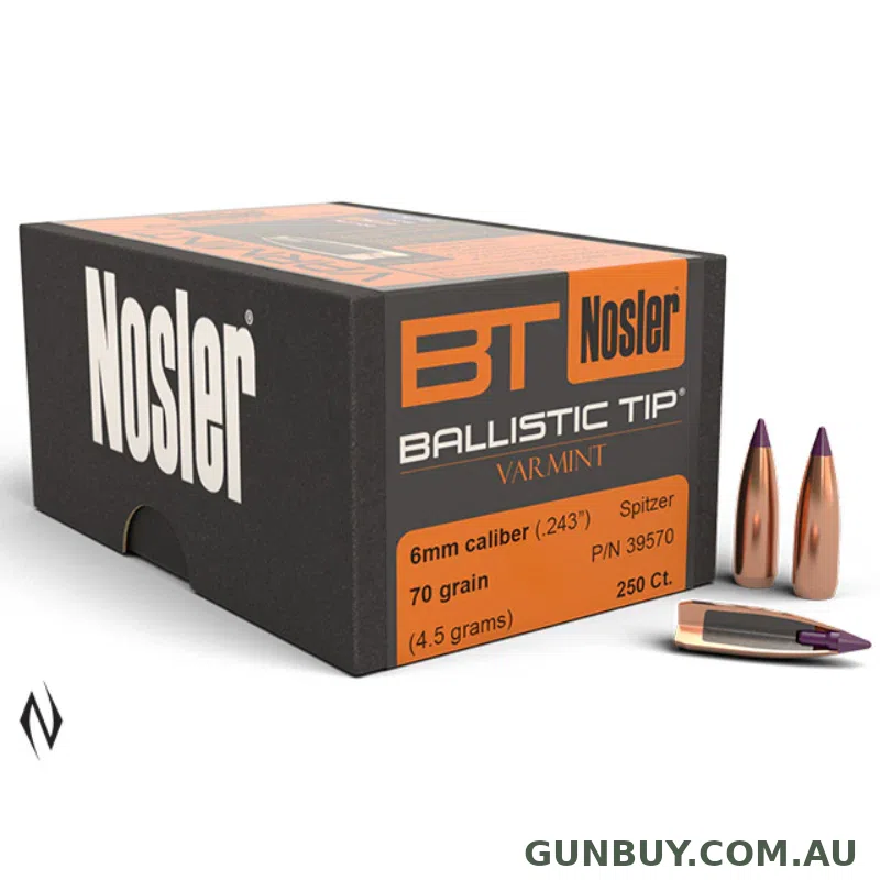 Nosler 243 70gr Ballistic Tip 250pk