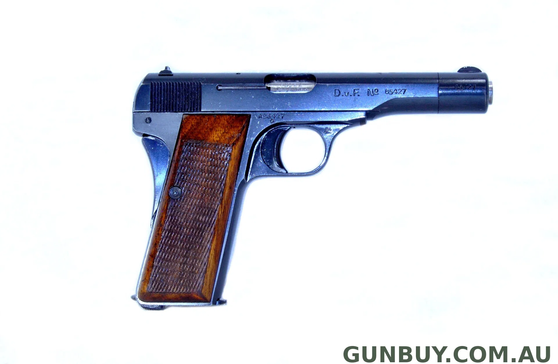 FN Rare Dutch Model 1922 marked as issued to D.v.F