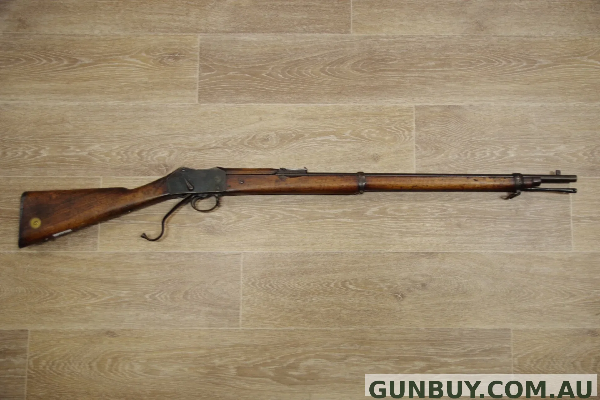 THE ADELAIDE GUN SHOP PTY LTD S/H BSA ENFIELD MARTINI SINGLE SHOT RIFLE 303 (FX671)