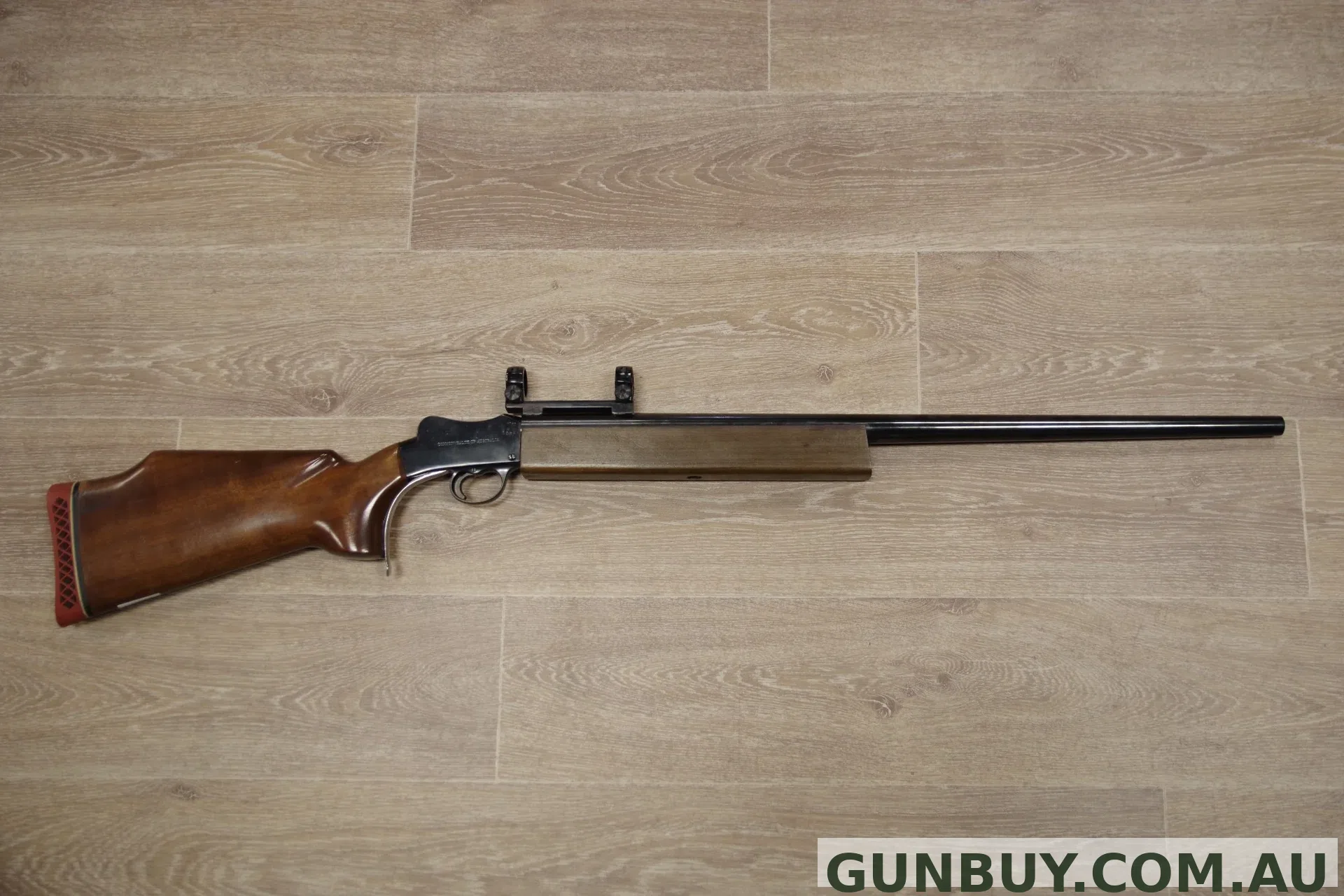 THE ADELAIDE GUN SHOP PTY LTD S/H SPORTCO MARTINI SINGLE SHOT RIFLE 222 RIMMED (FM217)