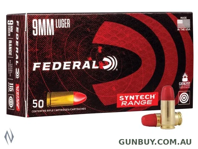 Federal 9mm Luger 124gr TSJ Syntech Jacket American Eagle (50pk)