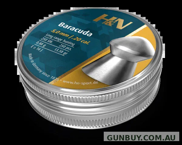 H&N BARACUDA .20 PELLETS 13.58GR (250PK)