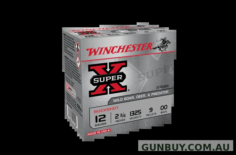Winchester 12G (00) Super X Buckshot (25pk)