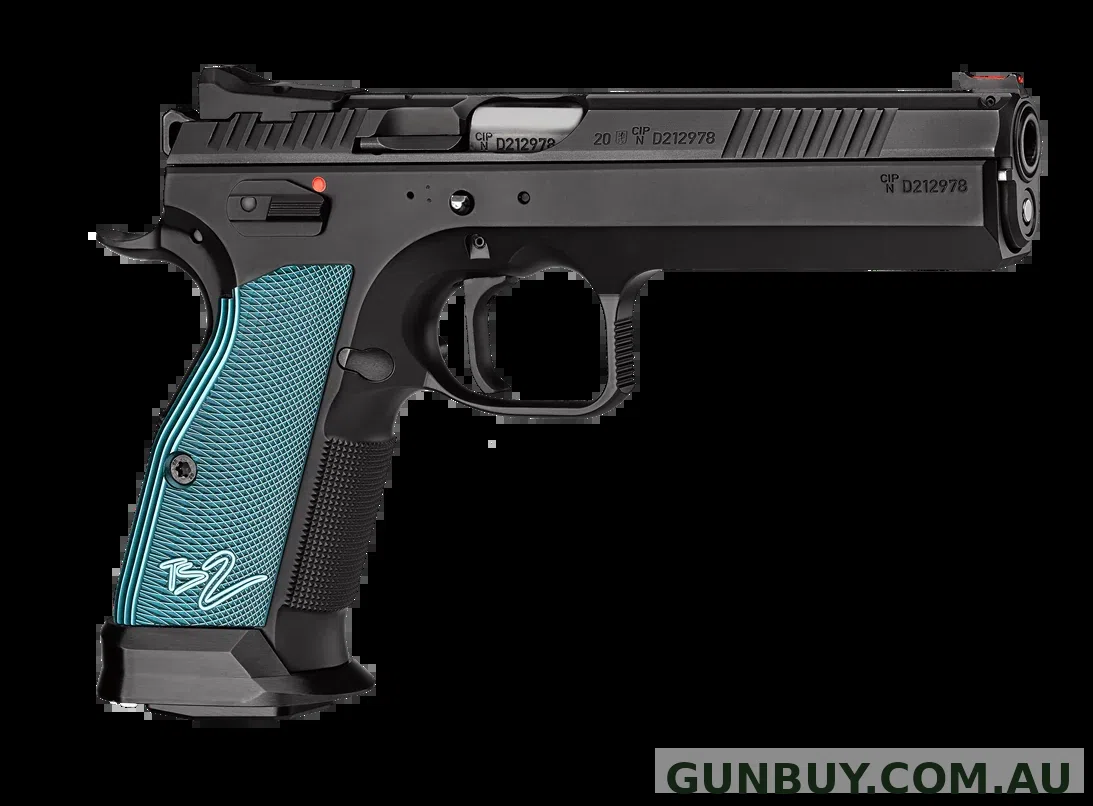 CZ TS 2 BLACK - BLUE GRIPS