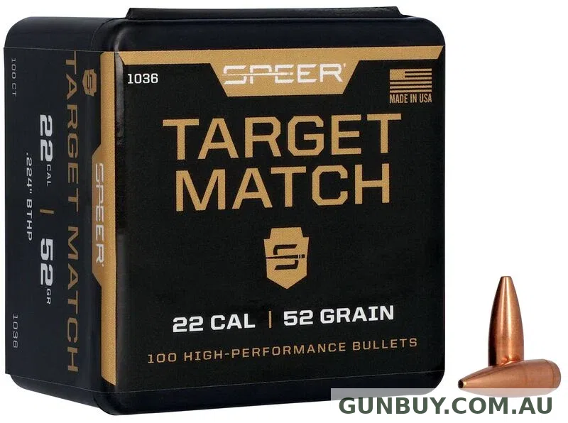 Speer 224 52gr HPBT Match 100pk
