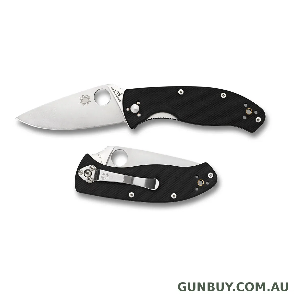 Spyderco TENACIOUS G10 BLACK - PLAIN BLADE
