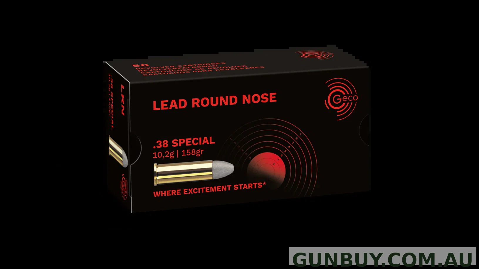 Geco 38 Special 158gr LRN (50pk)