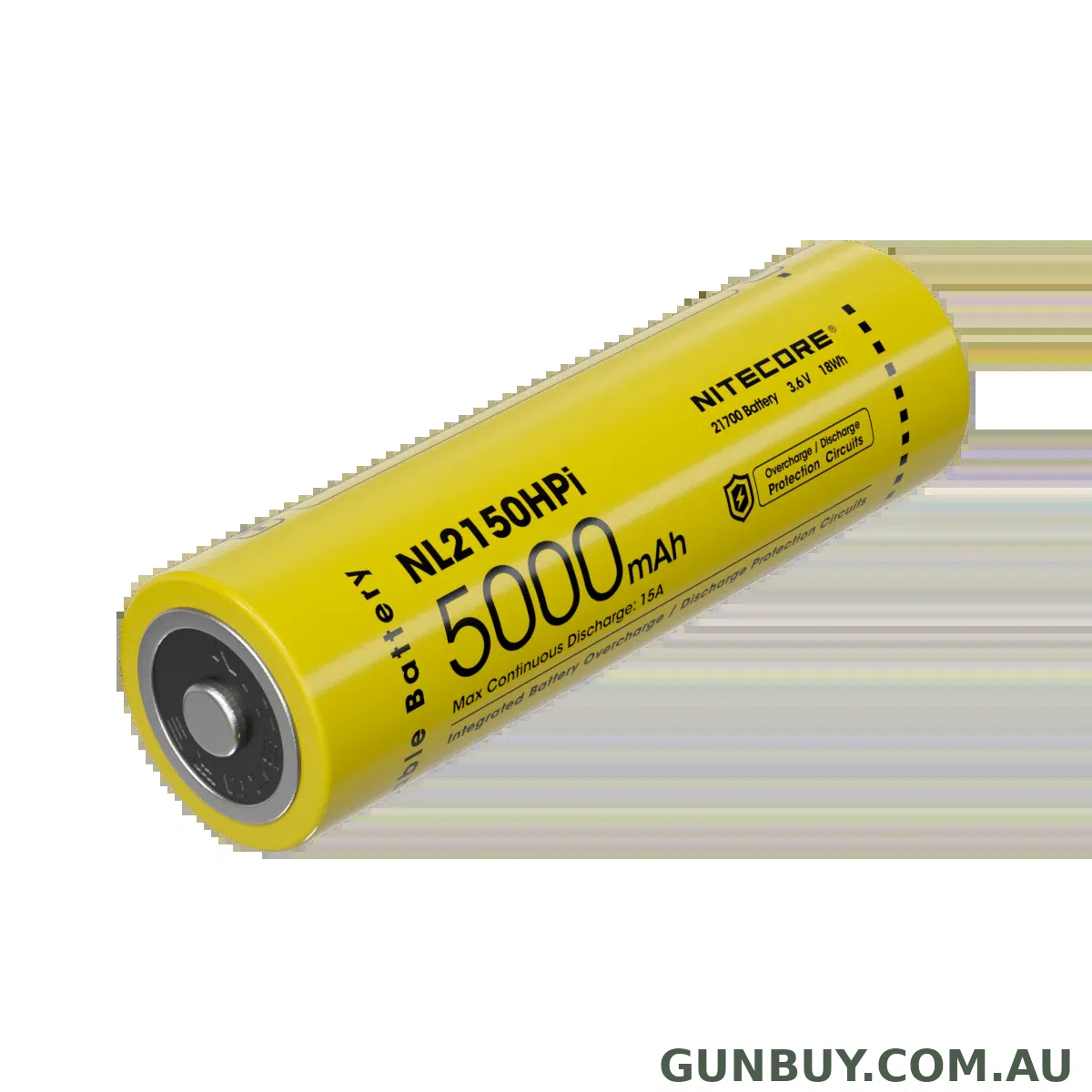 NITECORE 5000mAh RECHARGABLE LI-ION 3.6V 21700 BATTERY