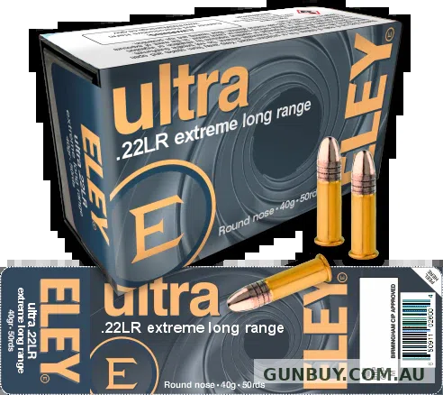 Eley 22LR Ultra Gen2 Extreme Long Range 1100fps (50pk)
