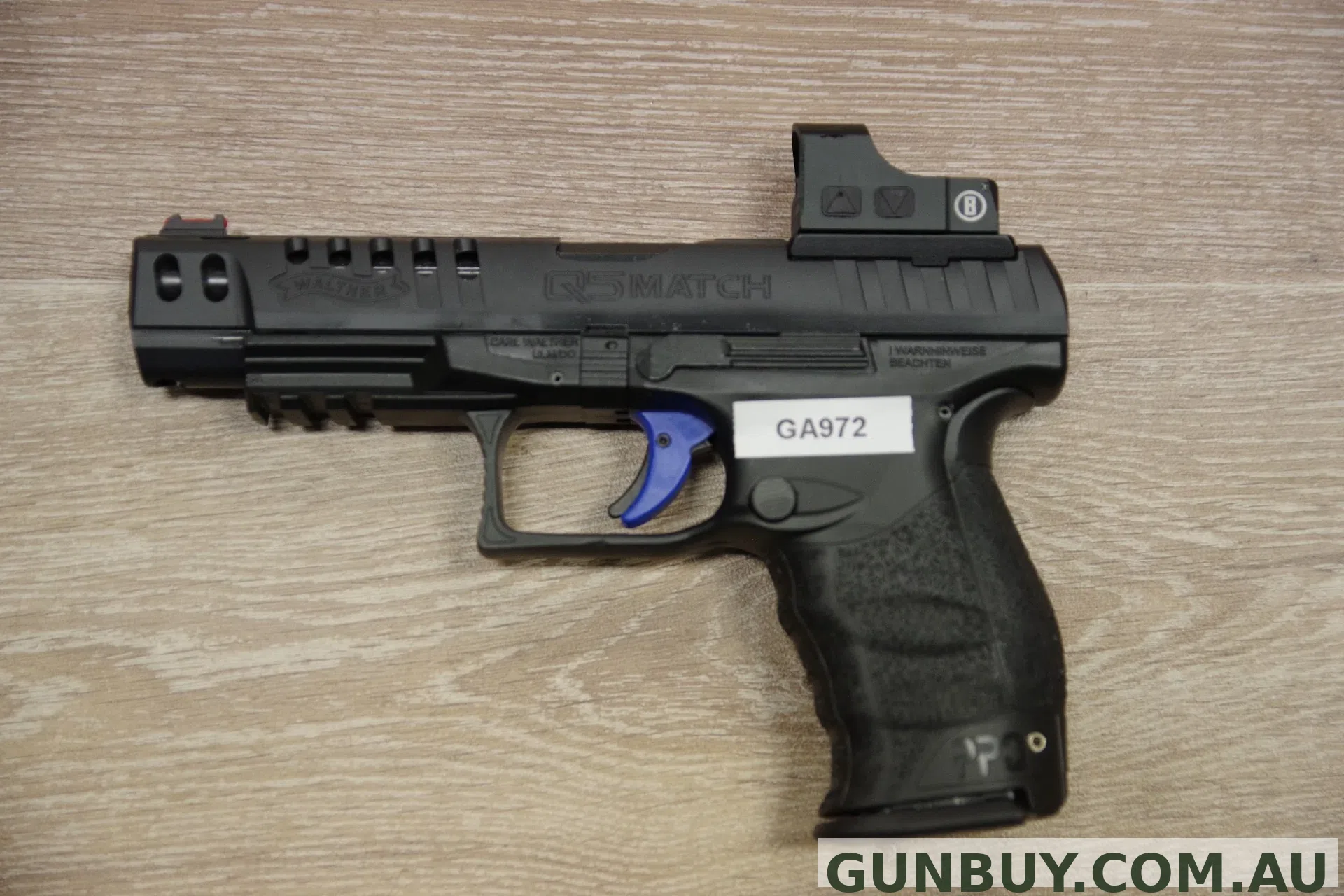 Walther PPQ Q5 MATCH SEMI AUTO PISTOL (GA972)