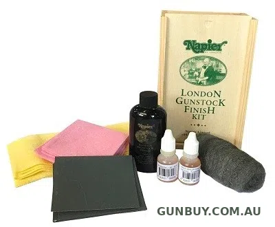 NAPIER LONDON GUNSTOCK FINISHING KIT