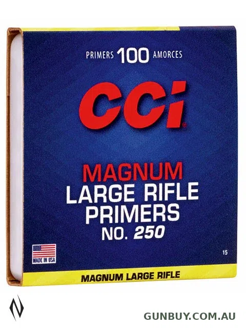 CCI PRIMER 250 LARGE RIFLE MAGNUM (1000PK)