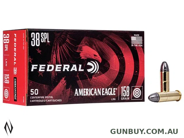 FEDERAL 158GR LEAD RN AMERICAN EAGLE (50PK)