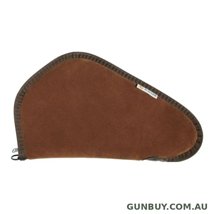 ALLEN HERITAGE SUEDE HANDGUN CASE BROWN