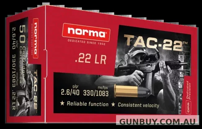 NORMA TAC-22 40GR LRN 330M/S (1083FPS) (500 BRICK)