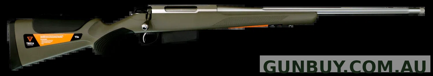 Tikka T3x Aspire (Lite, Green, Stainless, Fluted)