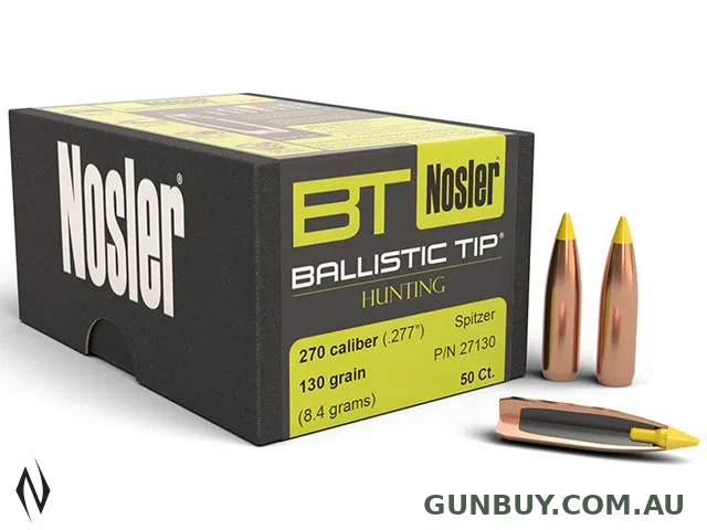 NOSLER 270 130GR BALLISTIC TIP 50PK