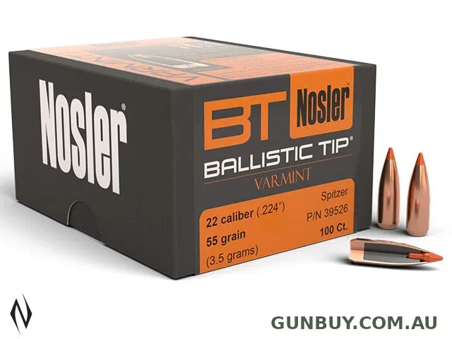 NOSLER 224 55GR BALLISTIC TIP 100PK