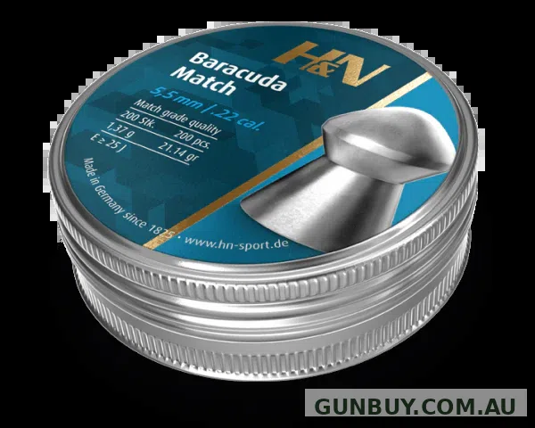H&N Baracuda Match 21.14gr (200pk)