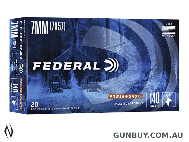 FEDERAL 7MM MAUSER POWER-SHOK