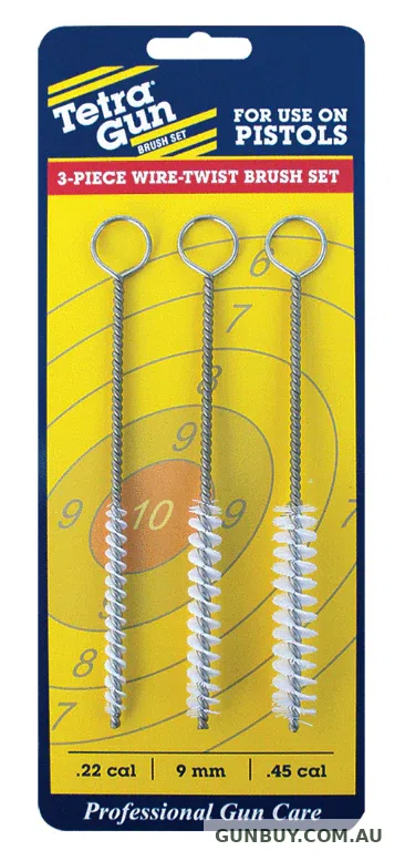 Tetra GUN CLEANING BRUSHE SET (3PC TWIST BRUSH NYLON)