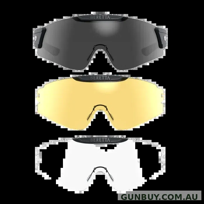 Beretta Mask Shooting Glasses 3pk