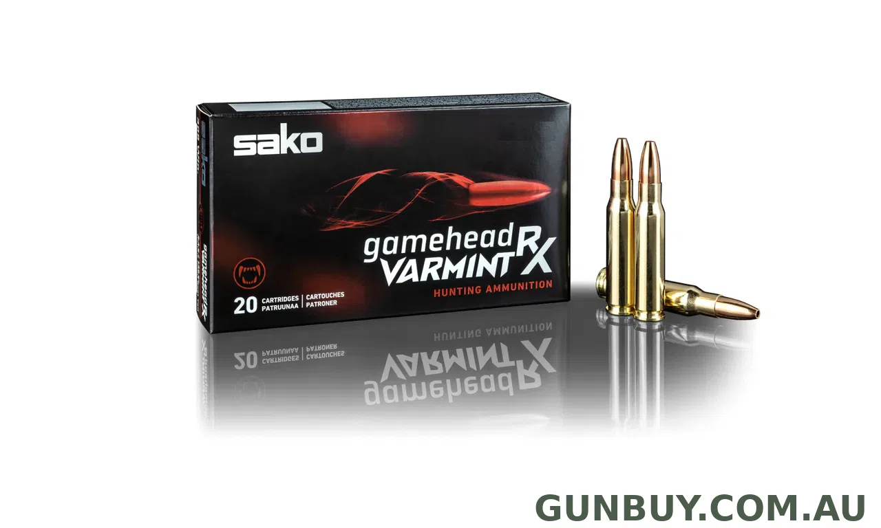 SAKO 223 53GR GAMEHEAD VARMINT-RX HP (20PK)