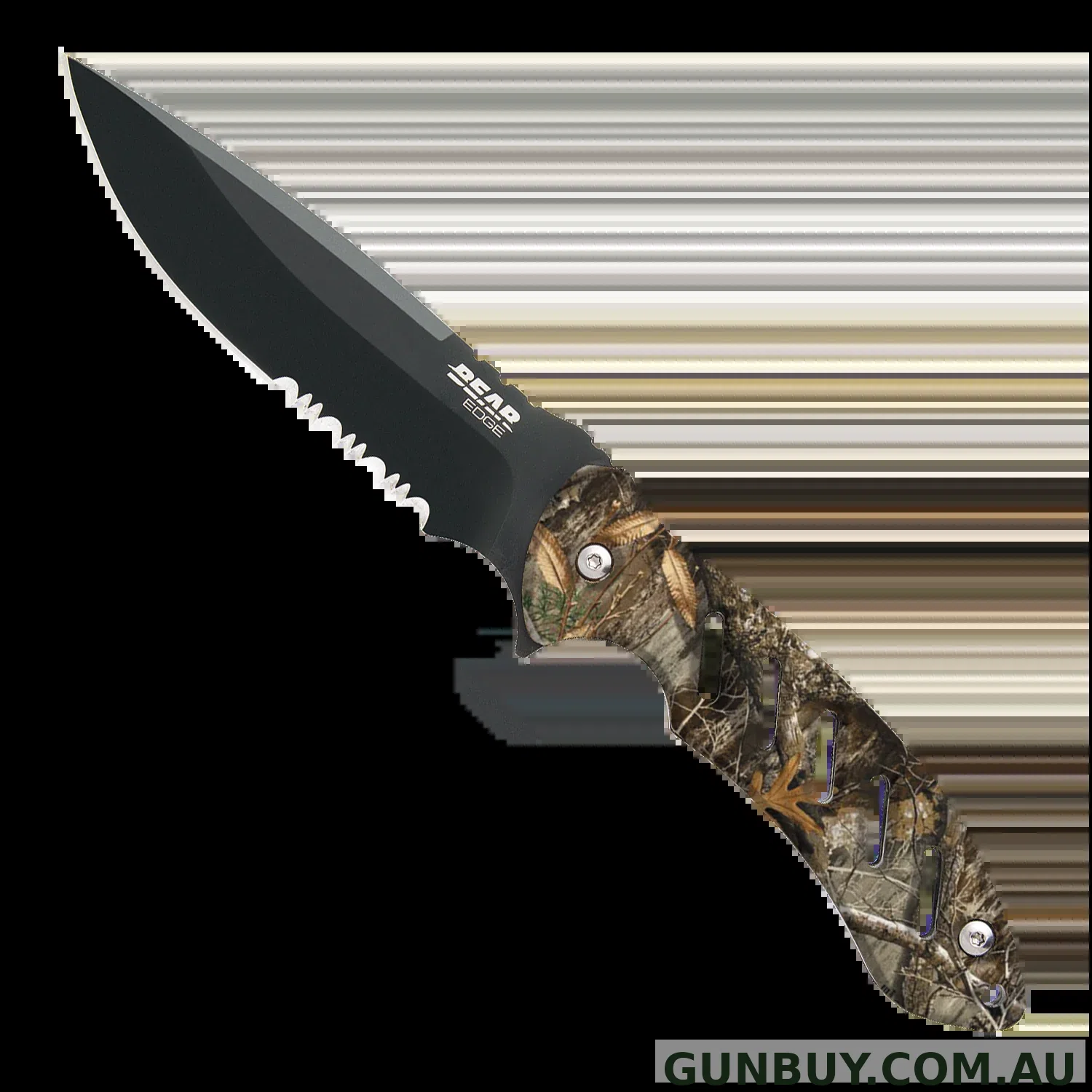 Bear & Son Brisk Fixed Blade 9-3/4 Black / Realtree