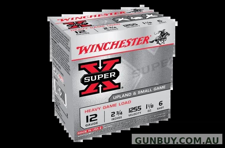 WINCHESTER 12G (NO. 6) SUPER X FIELD SHOTSHELL (25PK)