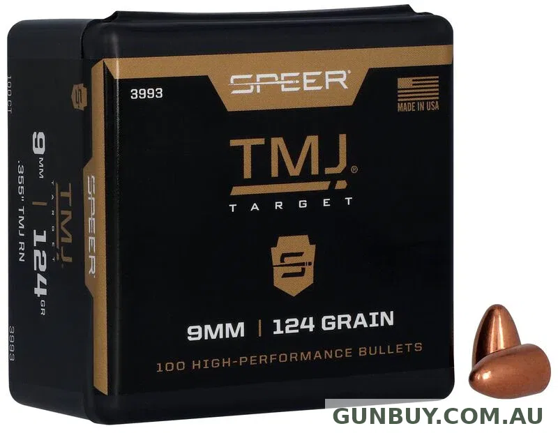SPEER 9MM 124GR TMJ 100PK