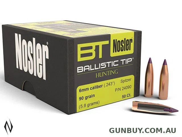 Nosler 243 90gr Ballistic Tip 50pk