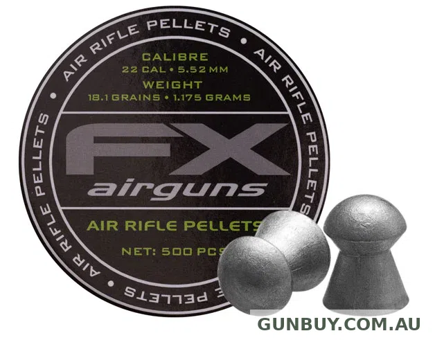 FX AIRGUNS PREMIUM (DIABOLO JUMBO EXACT HEAVY) 22 PELLETS 18.13GR (500PK)