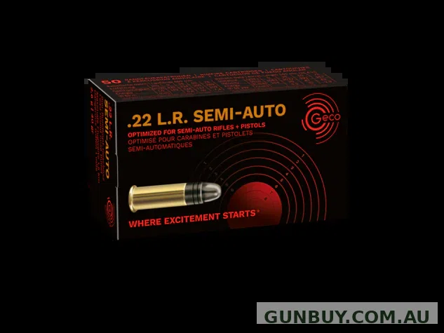 GECO 22LR SEMI-AUTO PISTOL AMMO 1148FPS (500 BRICK)