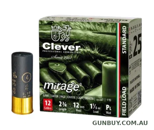 CLEVER MIRAGE T2 STANDARD GAME 12G 34GM 2 3/4" #4