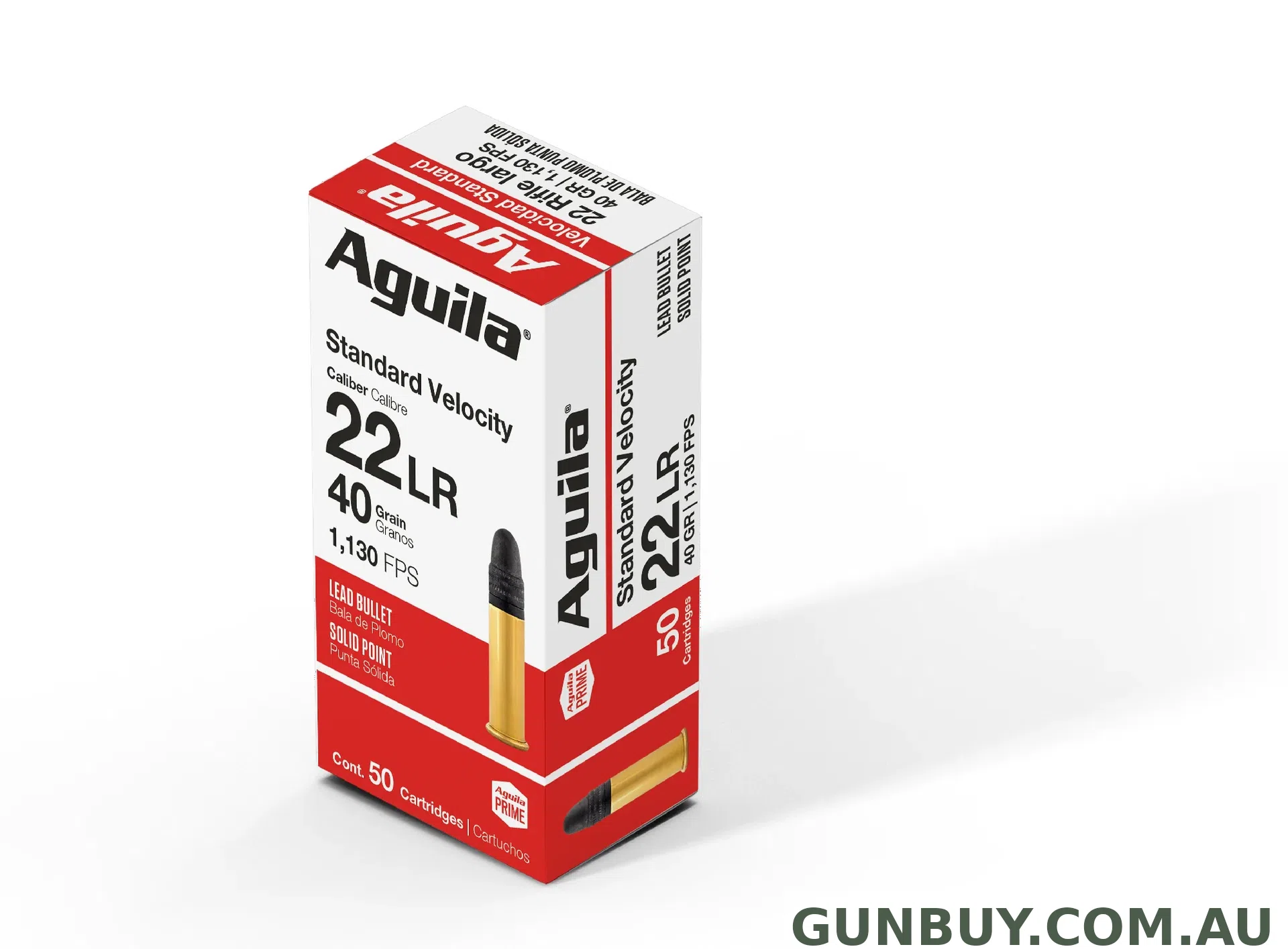 AGUILA 22LR STANDARD VELOCITY 40GR 1130FPS (50PK)