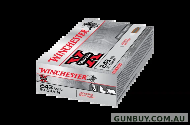 WINCHESTER 243 WIN SUPER-X 80GR PP